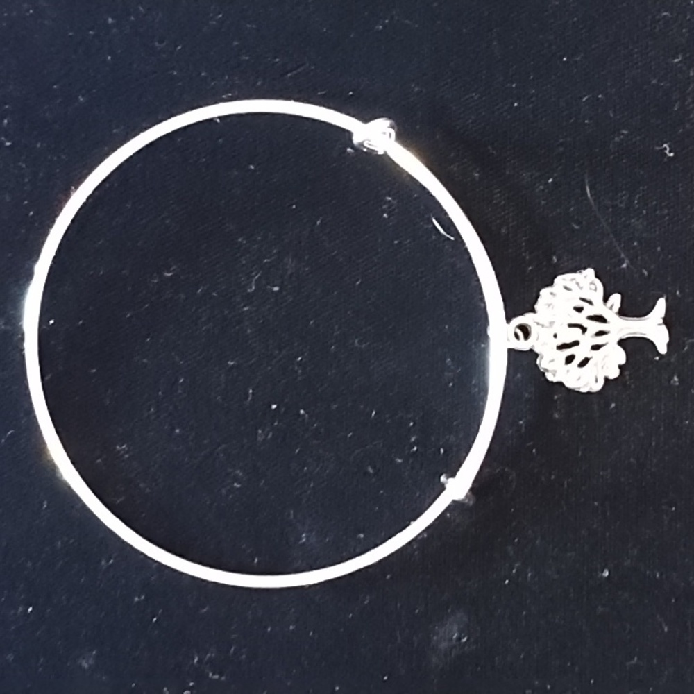 Expanding Silver tone Tree of Life Bracelet (RFL)